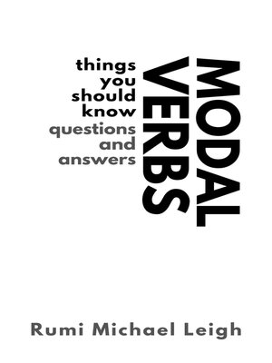 cover image of Modal verbs